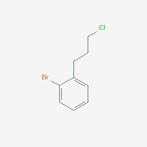 molecular formula C9H10BrCl B2820352 1-Bromo-2-(3-chloropropyl)benzene CAS No. 57918-67-9