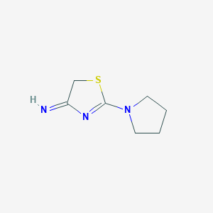 2-(1-pyrrolidinyl)-1,3-thiazol-4(5H)-imine