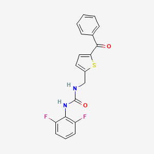 1-((5-Benzoylthiophen-2-yl)methyl)-3-(2,6-difluorophenyl)urea