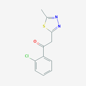 1-(2-Chlorophenyl)-2-(5-methyl-1,3,4-thiadiazol-2-yl)ethanone