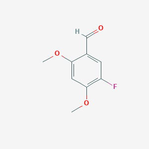 molecular formula C9H9FO3 B2820445 5-氟-2,4-二甲氧基苯甲醛 CAS No. 155831-46-2