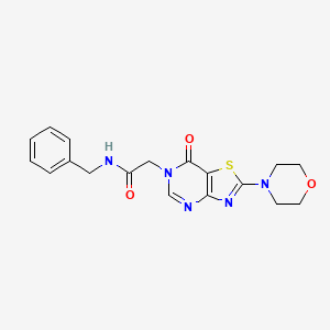 N-benzyl-2-(2-morpholino-7-oxothiazolo[4,5-d]pyrimidin-6(7H)-yl)acetamide