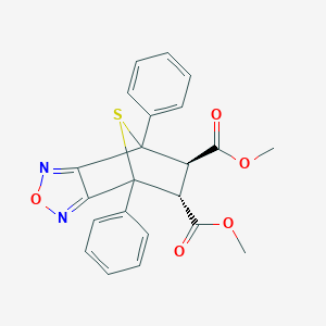 dimethyl (8R,9R)-1,7-diphenyl-4-oxa-10-thia-3,5-diazatricyclo[5.2.1.0~2,6~]deca-2,5-diene-8,9-dicarboxylate