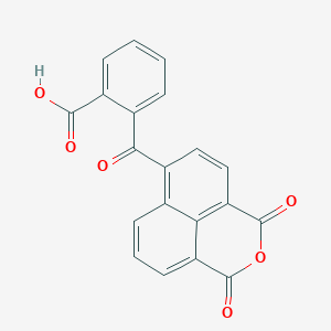 molecular formula C20H10O6 B282050 2-[(1,3-dioxo-1H,3H-benzo[de]isochromen-6-yl)carbonyl]benzoic acid 