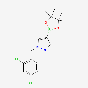 1-[(2,4-dichlorophenyl)methyl]-4-(tetramethyl-1,3,2-dioxaborolan-2-yl)-1H-pyrazole