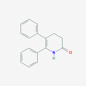 molecular formula C17H15NO B282051 5,6-diphenyl-3,4-dihydro-2(1H)-pyridinone 