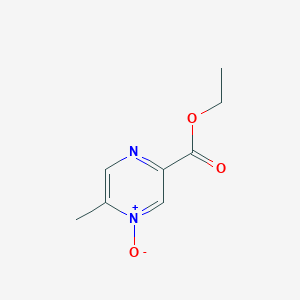 5-Methylpyrazinecarboxylic acid-4-oxide, ethyl ester