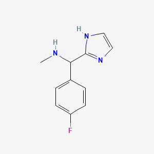 [(4-fluorophenyl)(1H-imidazol-2-yl)methyl](methyl)amine