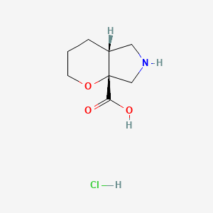 (4Ar,7aR)-3,4,4a,5,6,7-hexahydro-2H-pyrano[2,3-c]pyrrole-7a-carboxylic acid;hydrochloride
