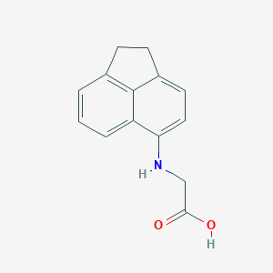 molecular formula C14H13NO2 B282054 (1,2-Dihydro-5-acenaphthylenylamino)acetic acid 