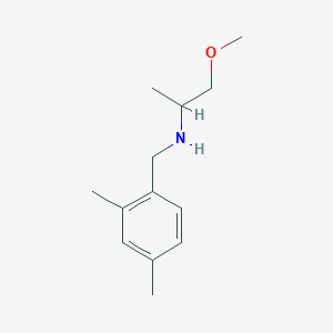 molecular formula C13H21NO B2820542 (2,4-Dimethylbenzyl)(2-methoxy-1-methylethyl)amine CAS No. 355815-06-4