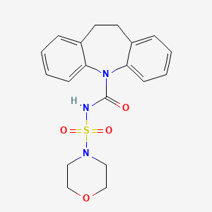 N-(10,11-dihydro-5H-dibenzo[b,f]azepin-5-ylcarbonyl)-4-morpholinesulfonamide