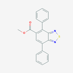 molecular formula C20H14N2O2S B282063 Methyl 4,7-diphenyl-2,1,3-benzothiadiazole-5-carboxylate 