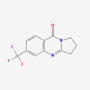 6-(trifluoromethyl)-1H,2H,3H,9H-pyrrolo[2,1-b]quinazolin-9-one