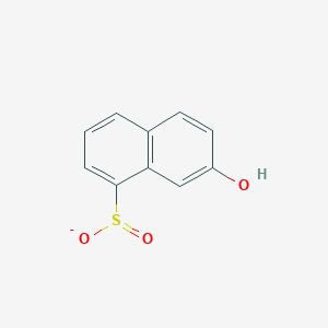molecular formula C10H7O3S- B282064 (7-Hydroxy-1-naphthyl)sulfonyl 