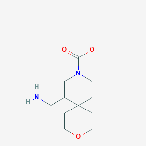 molecular formula C15H28N2O3 B2820645 tert-Butyl 7-(aminomethyl)-3-oxa-9-azaspiro[5.5]undecane-9-carboxylate CAS No. 2228572-40-3