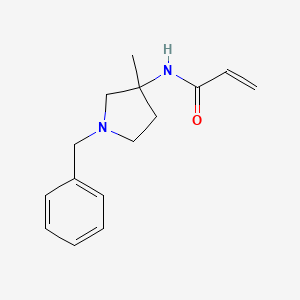 molecular formula C15H20N2O B2820673 N-(1-Benzyl-3-methylpyrrolidin-3-yl)prop-2-enamide CAS No. 2008489-74-3