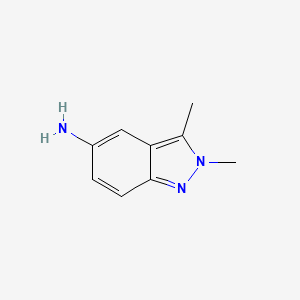 molecular formula C9H11N3 B2820718 2,3-Dimethyl-2H-indazol-5-amine CAS No. 221681-94-3