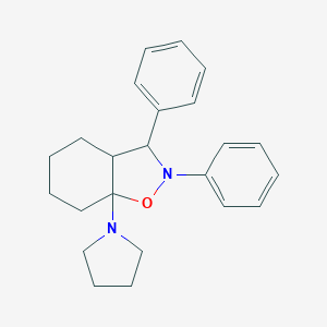 2,3-Diphenyl-7a-(1-pyrrolidinyl)octahydro-1,2-benzisoxazole
