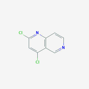 molecular formula C8H4Cl2N2 B2820725 2,4-Dichloro-1,6-naphthyridine CAS No. 1422496-28-3