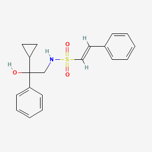 (E)-N-(2-cyclopropyl-2-hydroxy-2-phenylethyl)-2-phenylethenesulfonamide