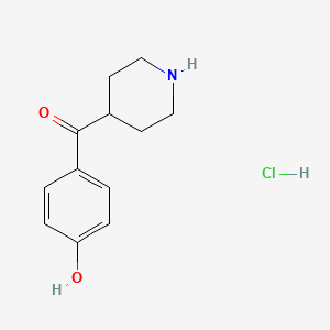 (4-Hydroxy-phenyl)-piperidin-4-yl-methanone hydrochloride
