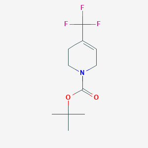 molecular formula C11H16F3NO2 B2820747 tert-butyl 4-(Trifluoromethyl)-5,6-dihydropyridine-1(2H)-carboxylate CAS No. 291289-18-4