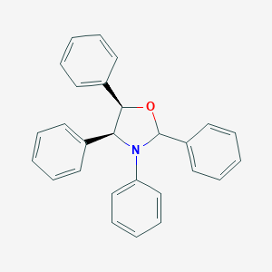 molecular formula C27H23NO B282075 2,3,4,5-Tetraphenyl-1,3-oxazolidine 