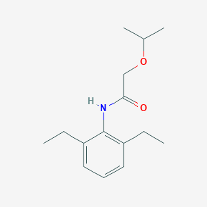 molecular formula C15H23NO2 B282077 N-(2,6-diethylphenyl)-2-isopropoxyacetamide 