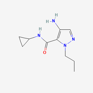 4-Amino-N-cyclopropyl-1-propyl-1H-pyrazole-5-carboxamide