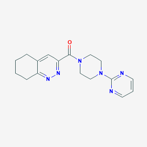 (4-Pyrimidin-2-ylpiperazin-1-yl)-(5,6,7,8-tetrahydrocinnolin-3-yl)methanone