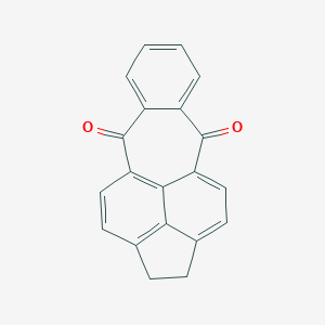 molecular formula C20H12O2 B282078 1,2-Dihydrocyclopenta[cd]pleiadene-5,10-dione 