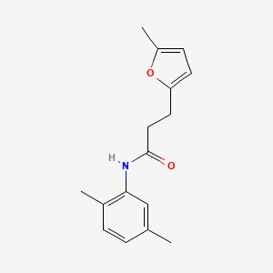 molecular formula C16H19NO2 B2820798 N-(2,5-dimethylphenyl)-3-(5-methylfuran-2-yl)propanamide CAS No. 874465-03-9