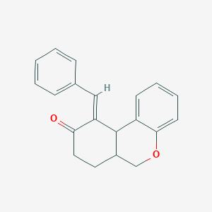 (10Z)-10-benzylidene-6a,7,8,10a-tetrahydro-6H-benzo[c]chromen-9-one