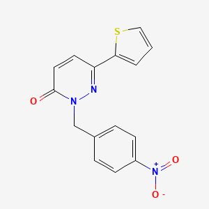 2-(4-nitrobenzyl)-6-(thiophen-2-yl)pyridazin-3(2H)-one