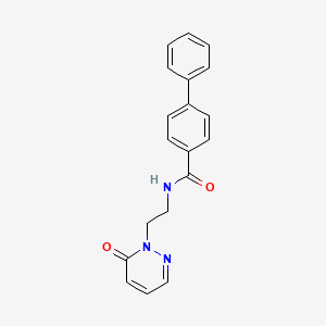 N-(2-(6-oxopyridazin-1(6H)-yl)ethyl)-[1,1'-biphenyl]-4-carboxamide