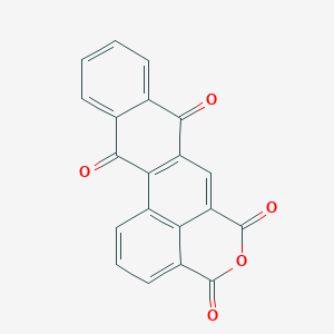 molecular formula C20H8O5 B282083 4H,6H-benzo[de]naphtho[2,3-g]isochromene-4,6,8,13-tetrone 