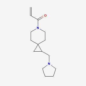 1-[2-(Pyrrolidin-1-ylmethyl)-6-azaspiro[2.5]octan-6-yl]prop-2-en-1-one