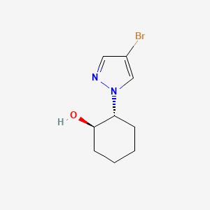 2alpha-(4-Bromo-1H-pyrazole-1-yl)cyclohexane-1beta-ol