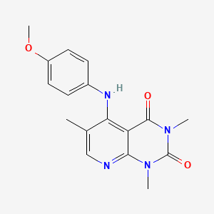 5-((4-methoxyphenyl)amino)-1,3,6-trimethylpyrido[2,3-d]pyrimidine-2,4(1H,3H)-dione