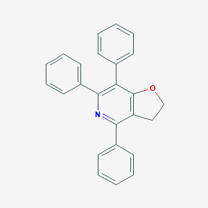 molecular formula C25H19NO B282089 4,6,7-Triphenyl-2,3-dihydrofuro[3,2-c]pyridine 