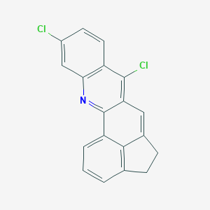 molecular formula C19H11Cl2N B282090 7,10-Dichloro-4,5-dihydroindeno[1,7-bc]acridine 