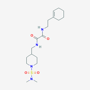 N'-[2-(cyclohex-1-en-1-yl)ethyl]-N-{[1-(dimethylsulfamoyl)piperidin-4-yl]methyl}ethanediamide