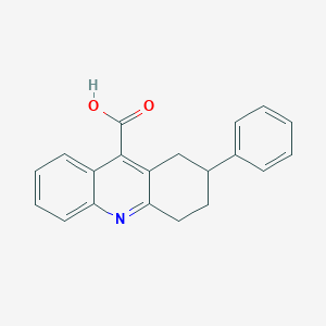molecular formula C20H17NO2 B2820911 2-Phenyl-1,2,3,4-tetrahydroacridine-9-carboxylic acid CAS No. 379238-97-8