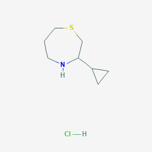 3-Cyclopropyl-1,4-thiazepane hydrochloride