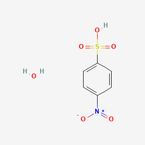 molecular formula C6H7NO6S B2820915 4-Nitrobenzenesulfonic Acid Hydrate CAS No. 1089293-70-8; 138-42-1