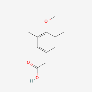 molecular formula C11H14O3 B2820922 (4-甲氧基-3,5-二甲基苯基)乙酸 CAS No. 104216-50-4