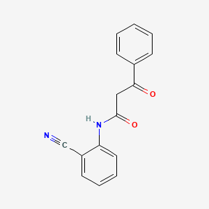 N-(2-cyanophenyl)-3-oxo-3-phenylpropanamide