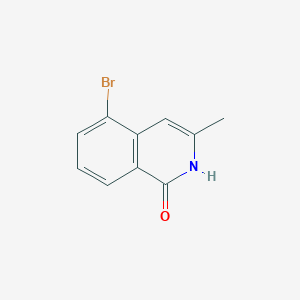 molecular formula C10H8BrNO B2820946 5-溴-3-甲基-2H-异喹啉-1-酮 CAS No. 1501567-39-0