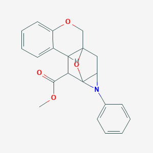 molecular formula C21H19NO4 B282095 Methyl 15-phenyl-10,16-dioxa-15-azapentacyclo[10.3.1.01,14.03,12.04,9]hexadeca-4,6,8-triene-2-carboxylate 